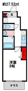 ルミエール鳥栖【1階】の間取り