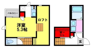 CB鳥栖ルミナス【2階】の間取り