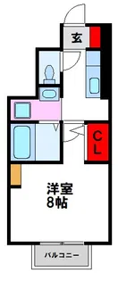 ヴィーブル【1階】の間取り