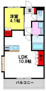 メゾンドひまわり【1階】の間取り