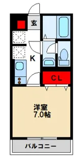 エスタシオン【1階】の間取り