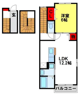 プレシャス蔵上II【301号室】の間取り