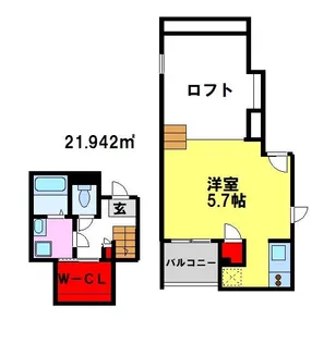 CB鳥栖フィオーレ【2階】の間取り