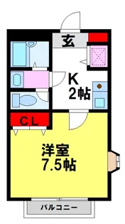 サマーパイン【2階】の間取り