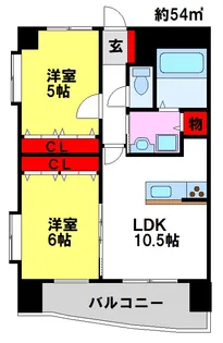 E.POPULARII【4階】の間取り