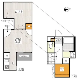 CB鳥栖ヴェールニル【2階】の間取り