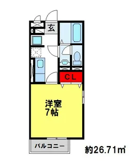 エスタシオン【3階】の間取り