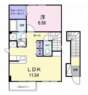 プロスパー六番館【2階】の間取り