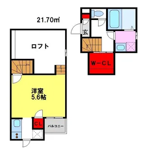 CB鳥栖ラポール【2階】の間取り