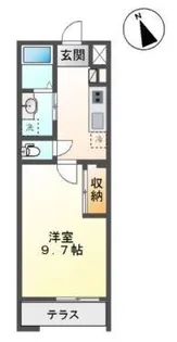 アネックス・セキヤ【105号室】の間取り