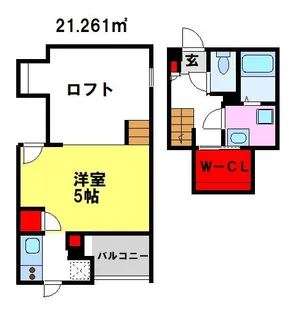 CB鳥栖フィオーレ【2階】の間取り
