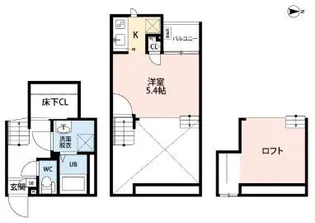 CB鳥栖グラン【1階】の間取り