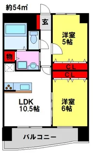 E.POPULARII【9階】の間取り