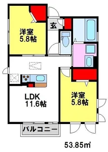 KAMIYA【2階】の間取り