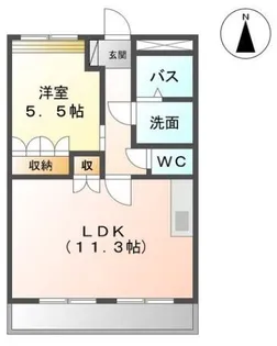 ピュアライズ【2階】の間取り