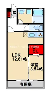 フェリシア・ロゼ【1階】の間取り
