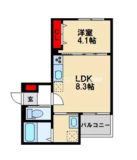 T-Regno×BSF-Gaia I【103号室】の間取り