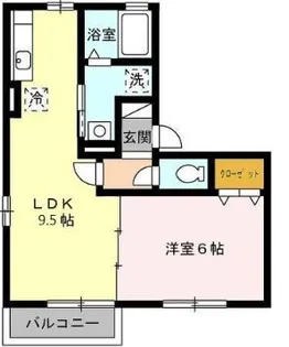 ブリーズ【2階】の間取り