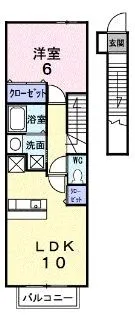アルカンシエル【2階】の間取り
