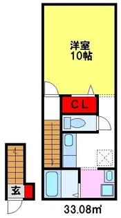 ルミエール鳥栖【2階】の間取り