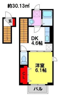 ヴィーブル【2階】の間取り