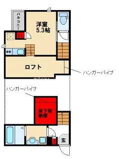 CB鳥栖ベノワ【2階】の間取り