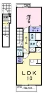 メログラーノ【2階】の間取り