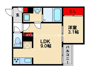 Patina鳥栖【201号室】の間取り