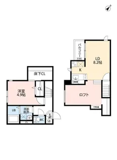 CB鳥栖Rizアトレ【1階】の間取り