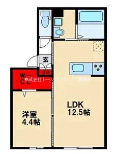 ラ・ルーチェ【1階】の間取り