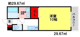 シュトラーゼ鳥栖【3階】の間取り