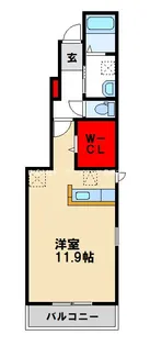 エアリーハウス【1階】の間取り