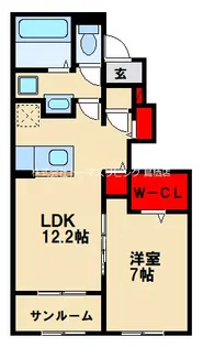 七星A【1階】の間取り