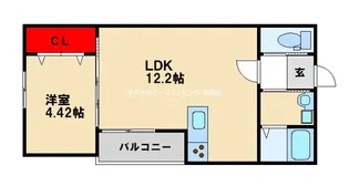 T-Regno Cocos【205号室】の間取り
