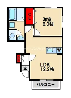 K-idealTOSUII【A103号室】の間取り