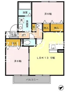 ベルデュールS【2階】の間取り