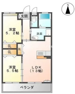 SophiaGarden【303号室】の間取り