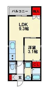 リベルタ基山【1階】の間取り
