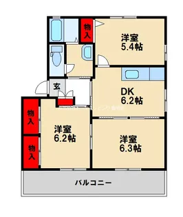 ジュンベリー【2階】の間取り