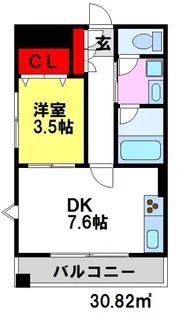 E.POPULAR【2階】の間取り