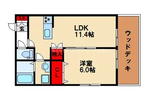 Ladder基山【1階】の間取り