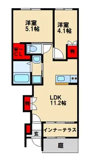 indigoblue【1階】の間取り