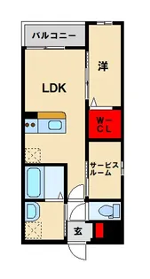 LIFEFIELD小郡II【4階】の間取り