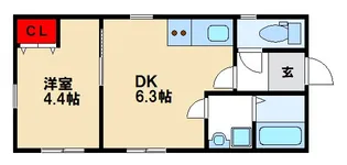 アイリハイツ【1階】の間取り