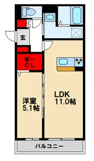 佐賀県鳥栖市元町【マンション】の間取り