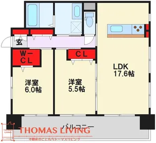 AZUR日吉町【4階】の間取り