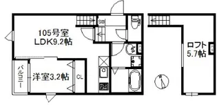 ポラリス鳥栖駅南【2階】の間取り