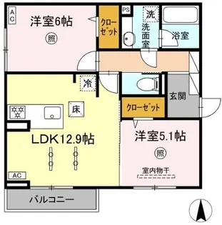 グラジオ【2階】の間取り