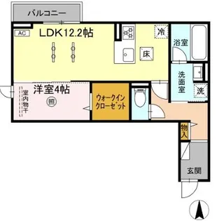 グラジオ【2階】の間取り
