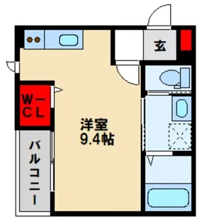 BRAVEBASE HAL【105号室】の間取り